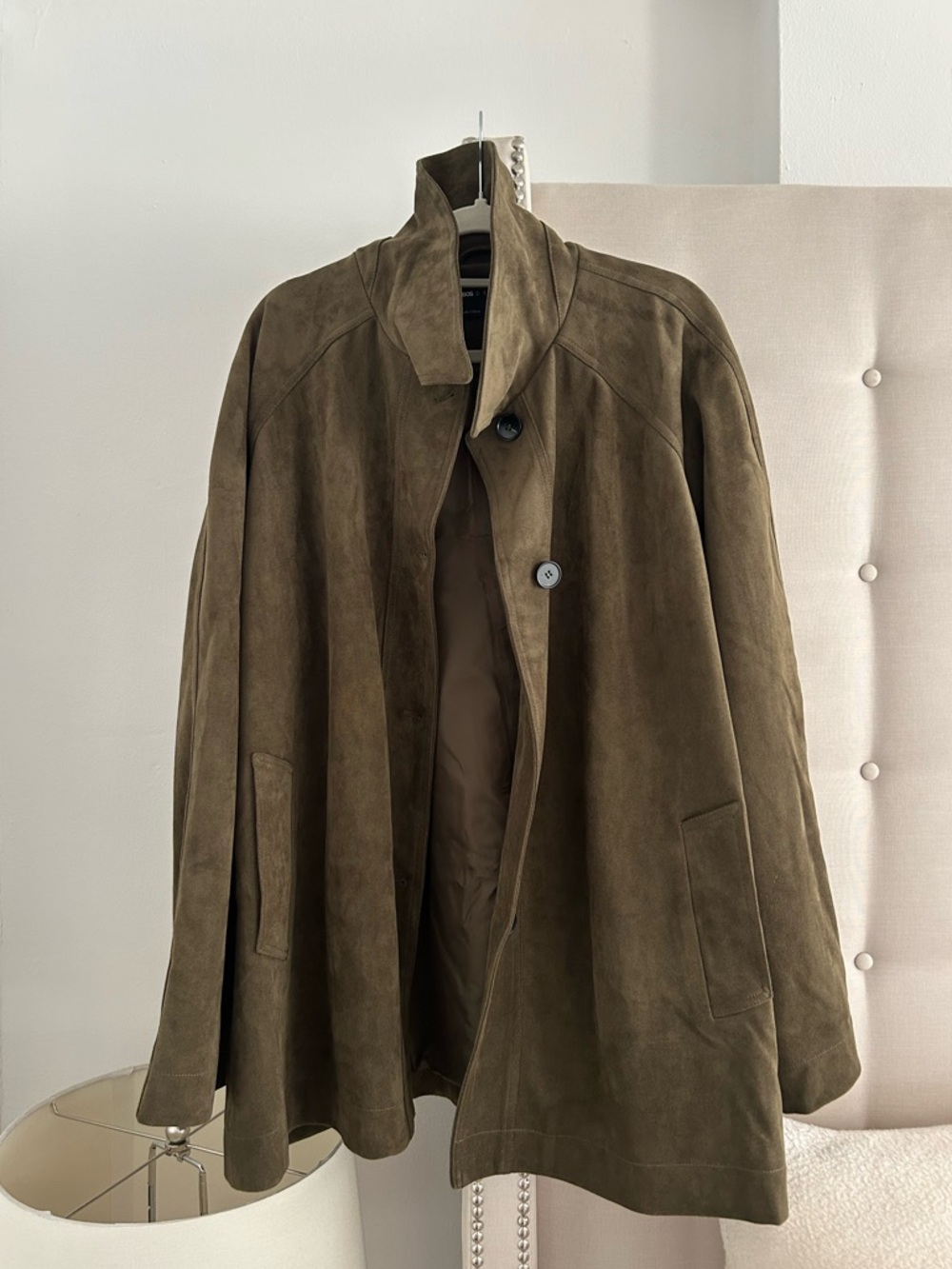 New ASOS Curve green car coat